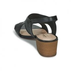 Chaussures Femme Sandales et Nu-pieds Clarks CAROLEIGH STAR Noir -Sandales Soldes Boutique 21500590 500 E