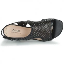 Chaussures Femme Sandales et Nu-pieds Clarks CAROLEIGH STAR Noir -Sandales Soldes Boutique 21500590 500 F