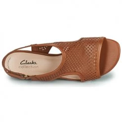 Chaussures Femme Sandales et Nu-pieds Clarks CAROLEIGH STAR Camel -Sandales Soldes Boutique 21500591 500 F