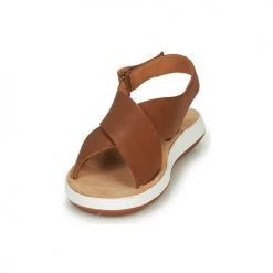 Chaussures Femme Sandales et Nu-pieds Clarks JEMSA CROSS Camel -Sandales Soldes Boutique 21500635 500 C