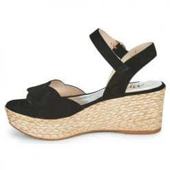 Chaussures Femme Sandales et Nu-pieds Myma 5366MY Noir -Sandales Soldes Boutique 21501118 500 D