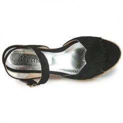 Chaussures Femme Sandales et Nu-pieds Myma 5366MY Noir -Sandales Soldes Boutique 21501118 500 F