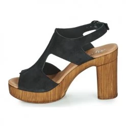 Chaussures Femme Sandales et Nu-pieds Myma 5503MY Noir -Sandales Soldes Boutique 21501120 500 D
