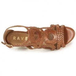 Chaussures Femme Sandales et Nu-pieds Ravel DURBURY Camel -Sandales Soldes Boutique 21504053 500 F