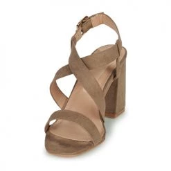 Chaussures Femme Sandales et Nu-pieds Spot on F12011-MF Beige -Sandales Soldes Boutique 21548114 500 C