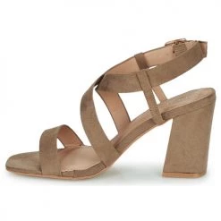 Chaussures Femme Sandales et Nu-pieds Spot on F12011-MF Beige -Sandales Soldes Boutique 21548114 500 D