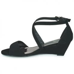 Chaussures Femme Sandales et Nu-pieds Spot on F10850-AO Noir -Sandales Soldes Boutique 21548116 500 D