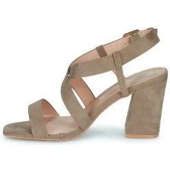 Chaussures Femme Sandales et Nu-pieds Spot on F12011-UF Beige -Sandales Soldes Boutique 21548119 500 D