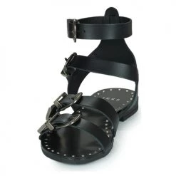 Chaussures Femme Sandales et Nu-pieds Ikks BU80185 Noir -Sandales Soldes Boutique 21601598 500 C