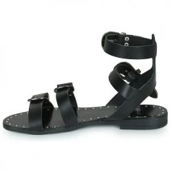 Chaussures Femme Sandales et Nu-pieds Ikks BU80185 Noir -Sandales Soldes Boutique 21601598 500 D