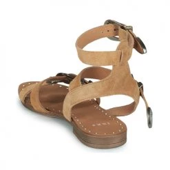 Chaussures Femme Sandales et Nu-pieds Ikks BU80185 Beige -Sandales Soldes Boutique 21601599 500 E