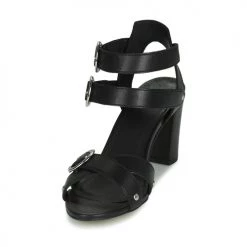 Chaussures Femme Sandales et Nu-pieds Ikks BU80205 Noir -Sandales Soldes Boutique 21601604 500 C