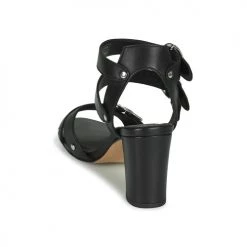 Chaussures Femme Sandales et Nu-pieds Ikks BU80205 Noir -Sandales Soldes Boutique 21601604 500 E