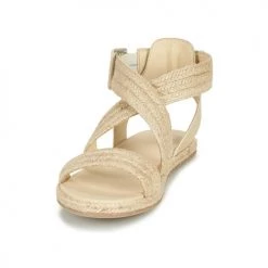 Chaussures Femme Sandales et Nu-pieds Ikks BU80315 Beige -Sandales Soldes Boutique 21601606 500 C
