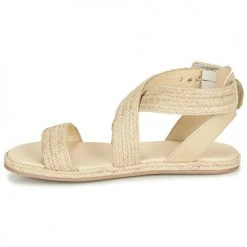 Chaussures Femme Sandales et Nu-pieds Ikks BU80315 Beige -Sandales Soldes Boutique 21601606 500 D