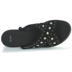 Chaussures Femme Sandales et Nu-pieds Ikks BU80245 Noir -Sandales Soldes Boutique 21601607 500 F