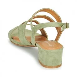 Chaussures Femme Sandales et Nu-pieds The Divine Factory QL4331 Vert -Sandales Soldes Boutique 21601788 500 E