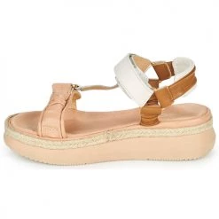 Chaussures Femme Sandales et Nu-pieds Mjus PASA TREK Rose / Camel -Sandales Soldes Boutique 21607554 500 D
