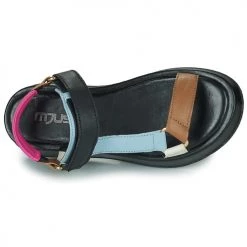 Chaussures Femme Sandales et Nu-pieds Mjus ACIGHE TREK Noir / Multicolore -Sandales Soldes Boutique 21607557 500 F