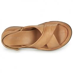 Chaussures Femme Sandales et Nu-pieds Mjus PLUS Camel -Sandales Soldes Boutique 21607563 500 F