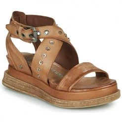 Chaussures Femme Sandales et Nu-pieds Airstep / A.S.98 LAGOS 2 Camel