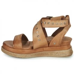 Chaussures Femme Sandales et Nu-pieds Airstep / A.S.98 LAGOS 2 Camel -Sandales Soldes Boutique 21607761 500 D
