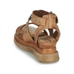 Chaussures Femme Sandales et Nu-pieds Airstep / A.S.98 LAGOS 2 Camel -Sandales Soldes Boutique 21607761 500 E