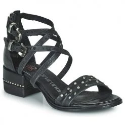 Chaussures Femme Sandales et Nu-pieds Airstep / A.S.98 MORAINE Noir