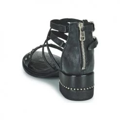 Chaussures Femme Sandales et Nu-pieds Airstep / A.S.98 MORAINE Noir -Sandales Soldes Boutique 21607763 500 E