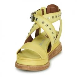 Chaussures Femme Sandales et Nu-pieds Airstep / A.S.98 LAGOS 2 Jaune -Sandales Soldes Boutique 21607764 500 C