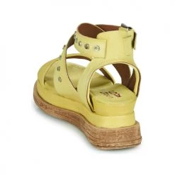 Chaussures Femme Sandales et Nu-pieds Airstep / A.S.98 LAGOS 2 Jaune -Sandales Soldes Boutique 21607764 500 E
