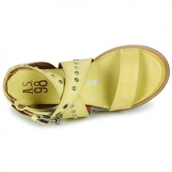 Chaussures Femme Sandales et Nu-pieds Airstep / A.S.98 LAGOS 2 Jaune -Sandales Soldes Boutique 21607764 500 F