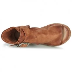 Chaussures Femme Sandales et Nu-pieds Airstep / A.S.98 NOA BUCKLE Camel -Sandales Soldes Boutique 21607766 500 F