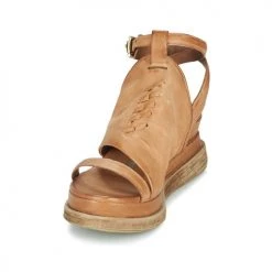Chaussures Femme Sandales et Nu-pieds Airstep / A.S.98 LAGOS BRIDE Camel -Sandales Soldes Boutique 21607771 500 C