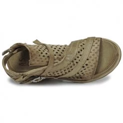 Chaussures Femme Sandales et Nu-pieds Airstep / A.S.98 LAGOS PERF Kaki -Sandales Soldes Boutique 21607772 500 F