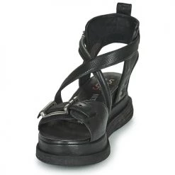 Chaussures Femme Sandales et Nu-pieds Airstep / A.S.98 LAGOS BUCKLE Noir -Sandales Soldes Boutique 21607773 500 C