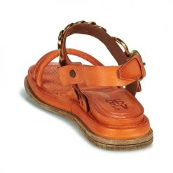 Chaussures Femme Sandales et Nu-pieds Airstep / A.S.98 POLA CHAIN Orange -Sandales Soldes Boutique 21607776 500 E