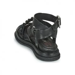 Chaussures Femme Sandales et Nu-pieds Airstep / A.S.98 POLA CROSS Noir -Sandales Soldes Boutique 21607778 500 E
