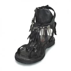Chaussures Femme Sandales et Nu-pieds Airstep / A.S.98 RAMOS Noir -Sandales Soldes Boutique 21607781 500 C
