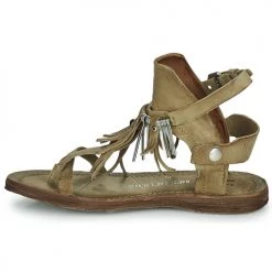 Chaussures Femme Sandales et Nu-pieds Airstep / A.S.98 RAMOS Kaki -Sandales Soldes Boutique 21607782 500 D