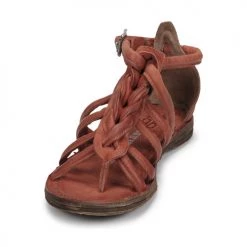 Chaussures Femme Sandales et Nu-pieds Airstep / A.S.98 RAMOS CROISE Terracotta -Sandales Soldes Boutique 21607783 500 C
