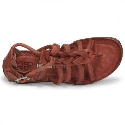 Chaussures Femme Sandales et Nu-pieds Airstep / A.S.98 RAMOS CROISE Terracotta -Sandales Soldes Boutique 21607783 500 F