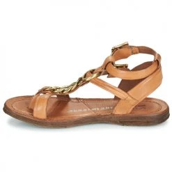 Chaussures Femme Sandales et Nu-pieds Airstep / A.S.98 RAMOS CHAIN Camel -Sandales Soldes Boutique 21607785 500 D