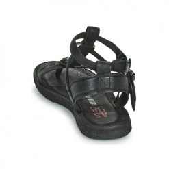 Chaussures Femme Sandales et Nu-pieds Airstep / A.S.98 RAMOS CHAIN Noir -Sandales Soldes Boutique 21607787 500 E