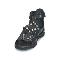 Chaussures Femme Sandales et Nu-pieds Airstep / A.S.98 RAMOS BUCKLE Noir -Sandales Soldes Boutique 21607788 500 C