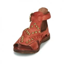 Chaussures Femme Sandales et Nu-pieds Airstep / A.S.98 RAMOS BUCKLE Terracotta -Sandales Soldes Boutique 21607789 500 C