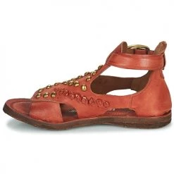Chaussures Femme Sandales et Nu-pieds Airstep / A.S.98 RAMOS BUCKLE Terracotta -Sandales Soldes Boutique 21607789 500 D