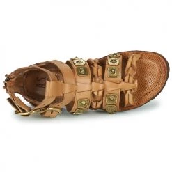 Chaussures Femme Sandales et Nu-pieds Airstep / A.S.98 RAMOS Camel -Sandales Soldes Boutique 21607790 500 F