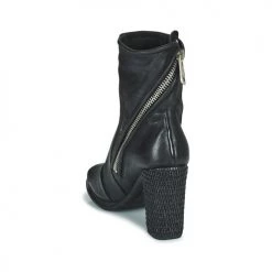 Chaussures Femme Sandales et Nu-pieds Airstep / A.S.98 BARCELONA ZIP Noir -Sandales Soldes Boutique 21607798 500 E