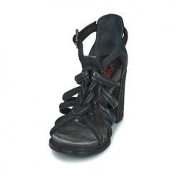 Chaussures Femme Sandales et Nu-pieds Airstep / A.S.98 BARCELONA TRESSE Noir -Sandales Soldes Boutique 21607799 500 C